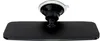 A black rearview mirror with a suction cup mount is shown against a white background. Produktbild-Vorschau