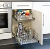2x Küchenschublade Teleskopschublade Schubladen Drahtkorb Produktbild-Vorschau 3