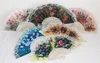 120 Fächer spanisch weiß Blumen bunt pvc Flamenko Produktbild-Vorschau 1