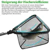 Kescher,Fishing Kescher Angeln,Teleskop Gummierter Produktbild-Vorschau 4