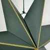 Guirlande décorative en papier, vert avec décorations Voir les images du produit 4