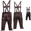 Trachten Kniebundhose Jeans Hose mit Hosenträgern, Produktbild-Vorschau 6