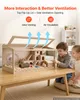 VEVOR Hamsterkäfig Nagerkäfig Nagarium Hamstergehege Holz Produktbild-Vorschau 5