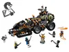 A LEGO set featuring a large vehicle and several minifigures, displayed against a white background. Produktbild-Vorschau