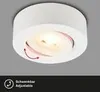 A white LED ceiling light with an adjustable spotlight. Náhľad obrázku produktu