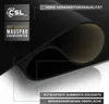 CSL Tapis de souris, Sous-mains de bureau XXL, Aspect cuir Voir les images du produit 4