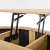Table basse ronde Merax avec montants verticaux, table de Voir les images du produit 12
