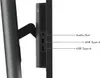Close-up view of the side ports of a computer monitor. Produktbild-Vorschau