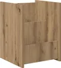 vidaXL Magazinregal Artisan-Eiche 35 x 35 x 45 cm Produktbild-Vorschau 1