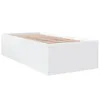 Bettgestell Weiß 100x200 cm Holzwerkstoff Produktbild-Vorschau 1
