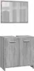 A bathroom vanity set with a mirror above a cabinet. Náhľad obrázku produktu
