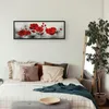 Italienischer Leinwand Leinwandbild - Grey Garden 90x30 cm Produktbild-Vorschau 5