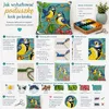 Kreuzstich Stickkissen Set DIY Vögel - Stickset Kissen ab Produktbild-Vorschau 7