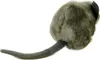 A plush toy mouse is shown from the back, with its tail extending to the left. Podgląd zdjęcia produktu