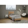 Einzelbett 1 Piazza Nordico Stoff und Holz mit Netz 80x190 Produktbild-Vorschau 3