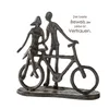 Gilde Skulptur, "Pair on Bike", Fahrradmotiv, Paarmotiv, Anteprima dell’immagine prodotto 3
