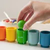 Montessori dřevěná hračka Kuličky v kelímcích 3 cm Náhled obrázku produktu 2