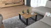 Couchtisch 75x75 cm Loft Wohnzimmertisch Holztisch Eiche Produktbild-Vorschau 6