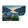 MuchoWow® Wandtattoo Wandsticker Wandaufkleber Ersfjordbotn Produktbild-Vorschau 1
