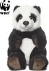 A stuffed panda toy sits in front of a white background, with the WWF logo in the top left corner. Anteprima dell’immagine prodotto
