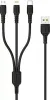 Denmen Kabel Usb 3W1 Szybkie Ładowanie Micro Typ-C Usb-C Podgląd zdjęcia produktu 4