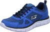 A single blue Skechers men's sneaker shown from a side-diagonal angle against a white background. Anteprima dell’immagine prodotto