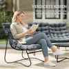 Outsunny Stahl Gartenmöbel Set 4 Personen wetterfest Produktbild-Vorschau 4