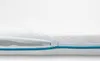 A close-up view of a white memory foam pillow with a zipper closure. Anteprima dell’immagine prodotto
