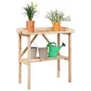 vidaXL Stolik do sadzenia roślin z półką 78x38x82,5 cm z Podgląd zdjęcia produktu 2