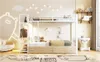 Stapelbed met LED-verlichting, lades en kledingroede, Productafbeelding-voorbeeld 7