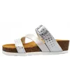 Dr. Brinkmann Damen Pantolette Perlmutt Metallic Glanz Produktbild-Vorschau 7