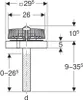 Geberit 359107001 Pluvia Dachwassereinlauf Produktbild-Vorschau 1