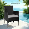 Lot de 2 fauteuils de jardin en rotin avec 2 sets de Voir les images du produit 9