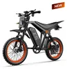 Bici elettrica TIETIE E5 48V20Ah 80km 14x3.0" Colore Nero Anteprima dell’immagine prodotto 1
