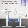 Bureau réglable en hauteur FLEXISPOT QE1 140 x 60 cm, 4 Voir les images du produit 6