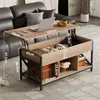 Ława stolik drewniany kawowy loft rozkładany podnoszony Podgląd zdjęcia produktu 7