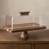 WELLHAUS Kuchenplatte Akazienholz mit Haube 40x31 cm Produktbild-Vorschau 3