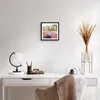 Gerahmtes Poster - Schwarzer Rahmen - Boho Heidekraut Frau Produktbild-Vorschau 6