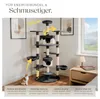 tectake® Kratzbaum Fippi 201 cm inklusive Spielkordel und Produktbild-Vorschau 3