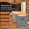 BLACK OAK Montana XL 60L Holzkorb aus Filz hellgrau – Produktbild-Vorschau 2