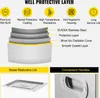 Diagram showing the protective layers of a product and close-ups of a lid and handle. Anteprima dell’immagine prodotto