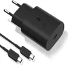 Samsung Schnellladegerät USB-C mit Kabel 25W schwarz BULK Produktbild-Vorschau 1