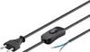 Euro Netzkabel mit Schalter Eurostecker  abisolierte Produktbild-Vorschau 3