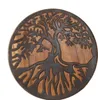 Blumenhocker Beistelltisch Rundhocker Hocker aus Holz Produktbild-Vorschau 5