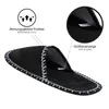 ONVAYA® ABS Gästepantoffel | Feder grau | 6er Set | Produktbild-Vorschau 5