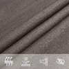 A close-up of anthracite fabric with icons indicating breathability, UV protection, and wind resistance. Produktbild-Vorschau