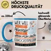 Eishockeyspielerin Tasse Geschenk Spruch Wer Will Schon Produktbild-Vorschau 3