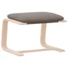 vidaXL Fußhocker Taupe 51x41x40 cm Stoff Produktbild-Vorschau 1