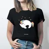 Mr. & Mrs. Panda Größe XL T-Shirt Einhorn Nacht - Schwarz - Produktbild-Vorschau 4