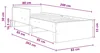 vidaXL Bettgestell mit Kopfteil Weiß 80 x 200 cm Produktbild-Vorschau 8